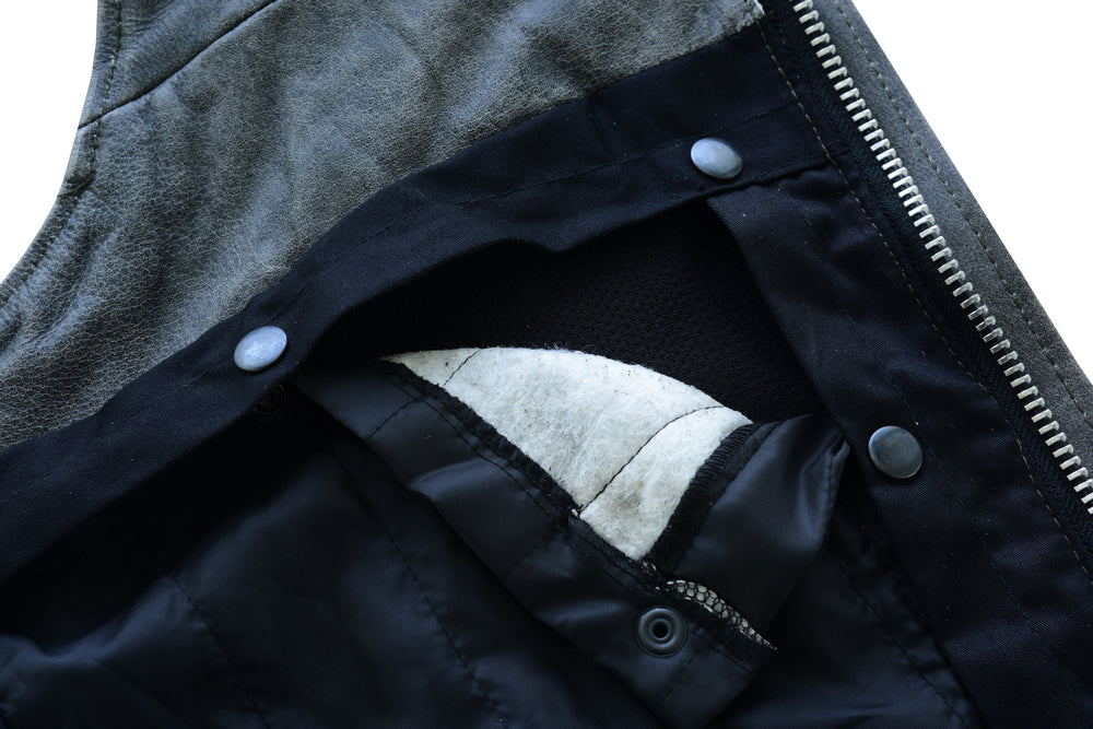 Blaze Bound - Unisex Motorcycle Leather Chaps-Unisex Chaps & Pants-Daniel Smart Mfg - Retail