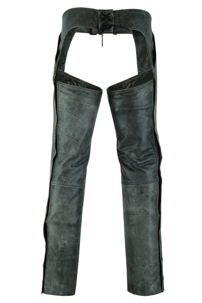 Blaze Bound - Unisex Motorcycle Leather Chaps-Unisex Chaps & Pants-Daniel Smart Mfg - Retail
