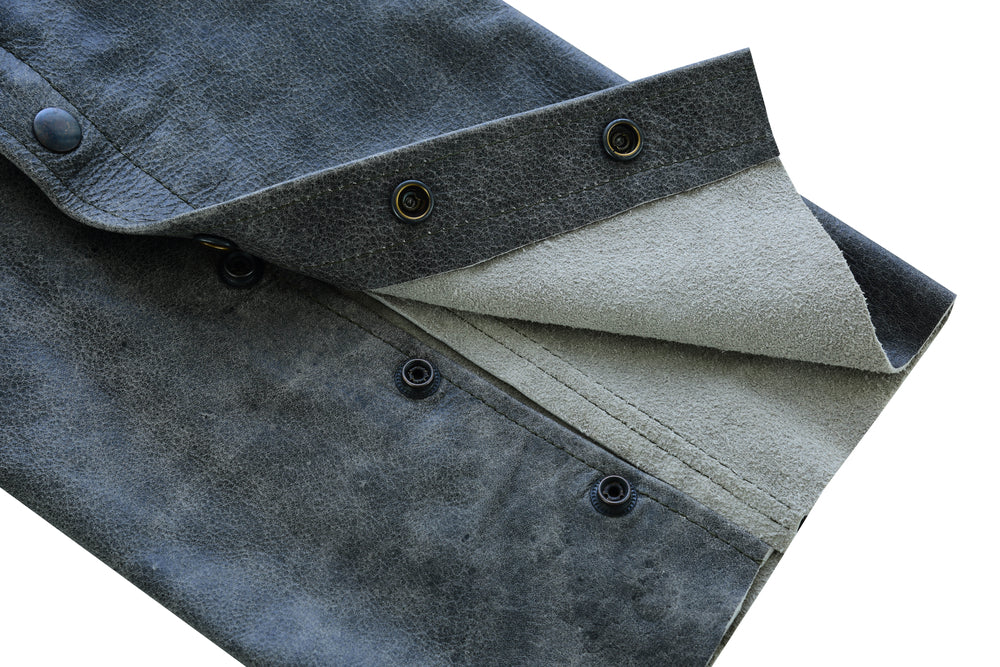 Blaze Bound - Unisex Motorcycle Leather Chaps-Unisex Chaps & Pants-Daniel Smart Mfg - Retail