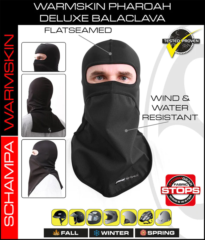 BLCLV012 Pharoah Deluxe Balaclava- StormGear Botton- WarmSkin Top-Head/Neck/Sleeve Gear-Daniel Smart Mfg - Retail