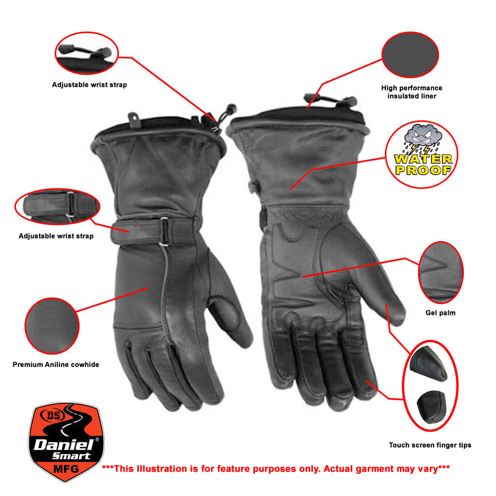 BreezeBuck - Women's Gaunlet Gloves-Womens Gauntlet Gloves-Daniel Smart Mfg - Retail