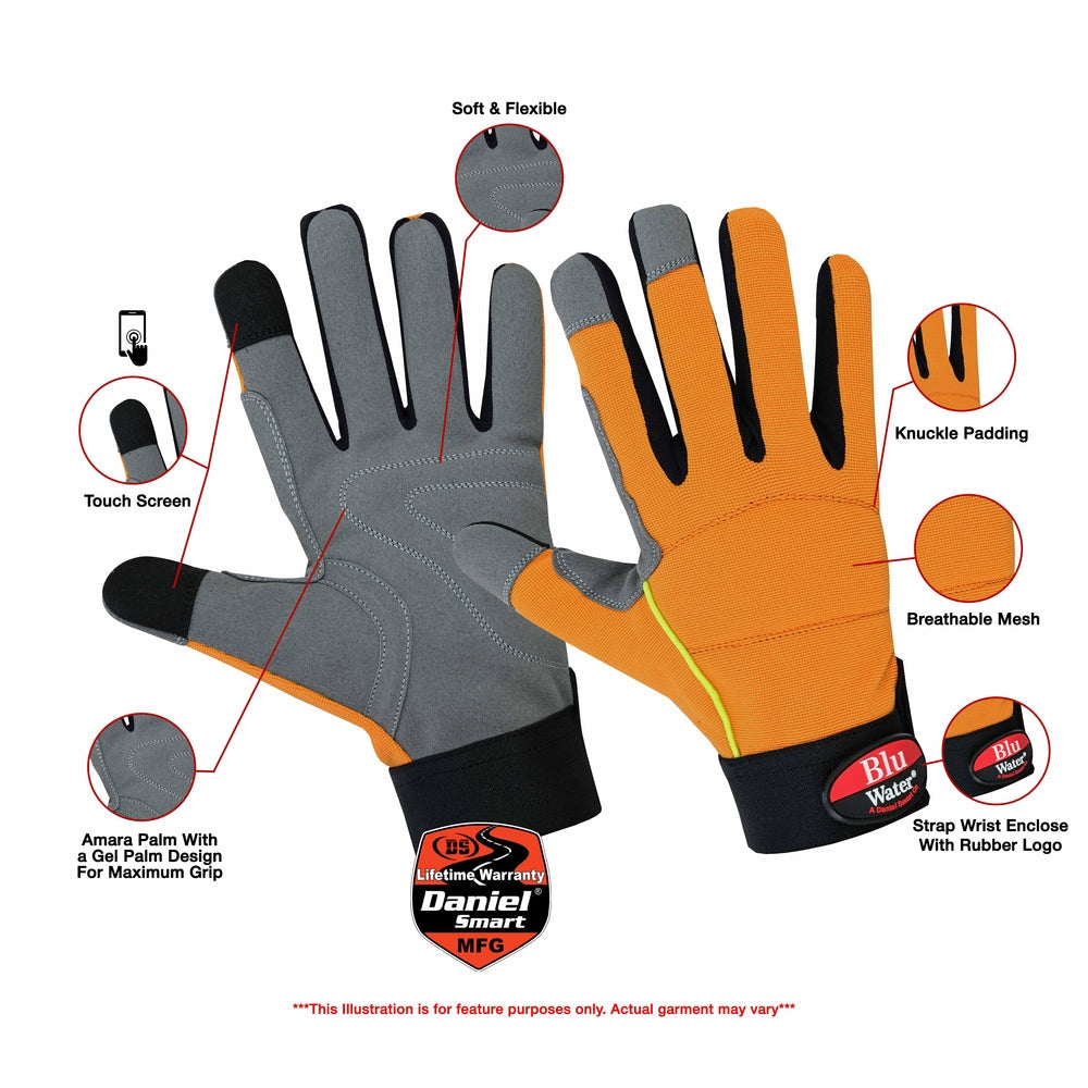 BW2716 Work Slingers - Orange-Universal Gloves-Daniel Smart Mfg - Retail