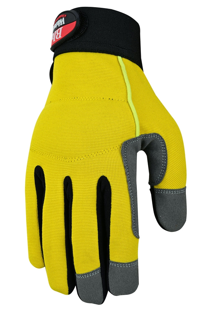 BW2717 Work Slingers - Yellow-Universal Gloves-Daniel Smart Mfg - Retail