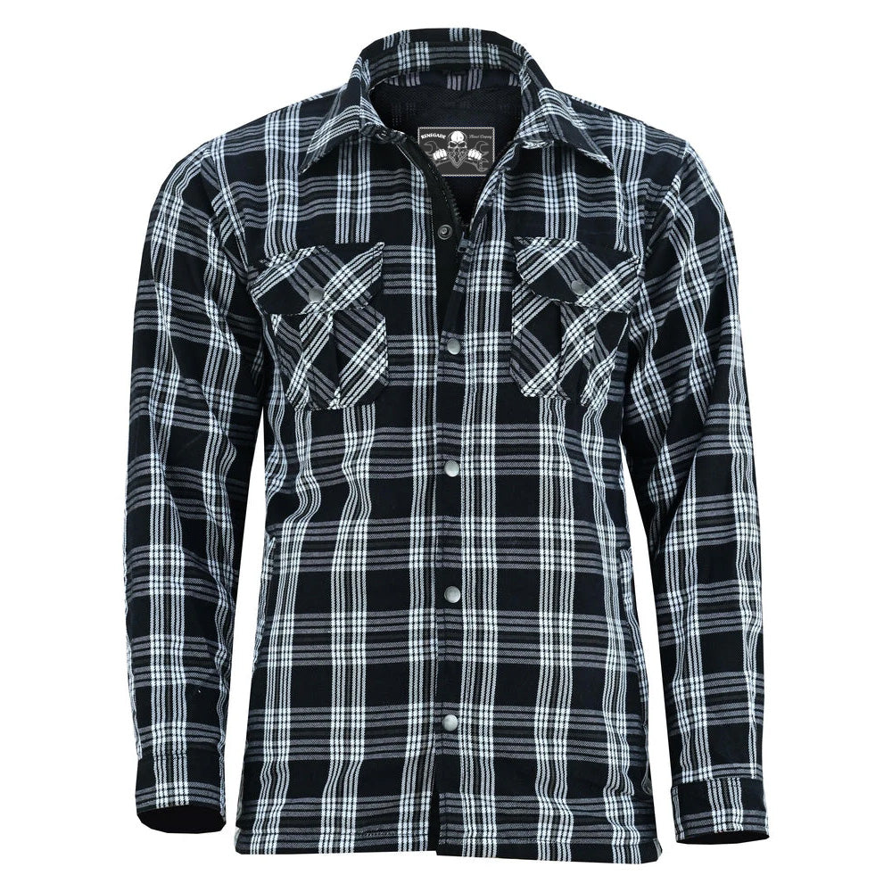 Checkered Champ Armored Mens flannel Shirt-Flannels-Daniel Smart Mfg - Retail