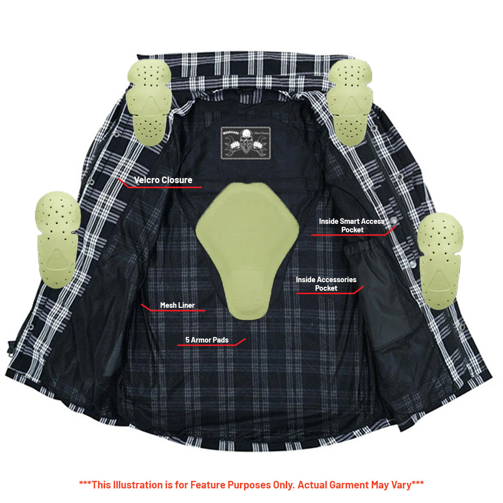 Checkered Champ Armored Mens flannel Shirt-Flannels-Daniel Smart Mfg - Retail