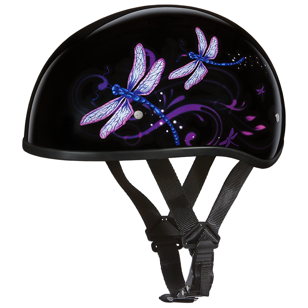 female motorcycle half helmet Polo DOT Approved – Lady Rider Meets or Exceeds FMVSS No 218 Certified / DOT Standards HJC IS-Cruiser Fior Women's Helmet