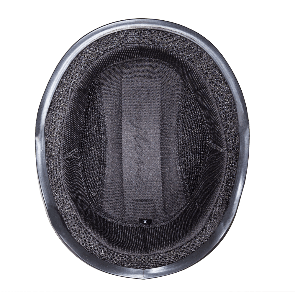 D6-PR D.O.T. DAYTONA SKULL CAP - W/ PURPLE ROSE-1/2 Shell Helmets-Daniel Smart Mfg - Retail