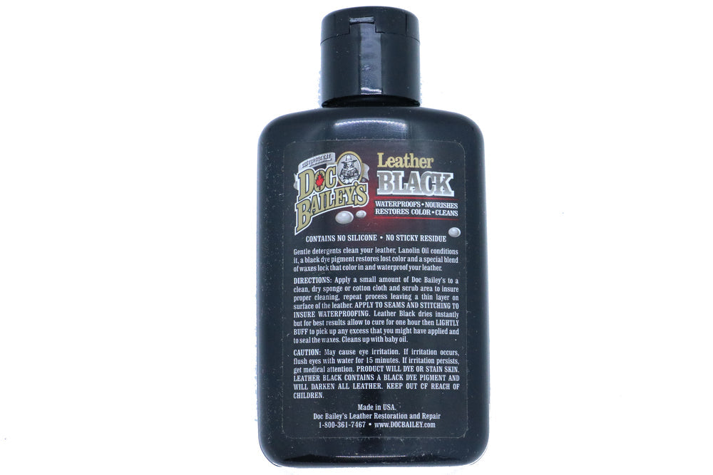 DBailey Doc Baileys Leather Black Redye and Waterproof-Leather Cleaners-Daniel Smart Mfg - Retail
