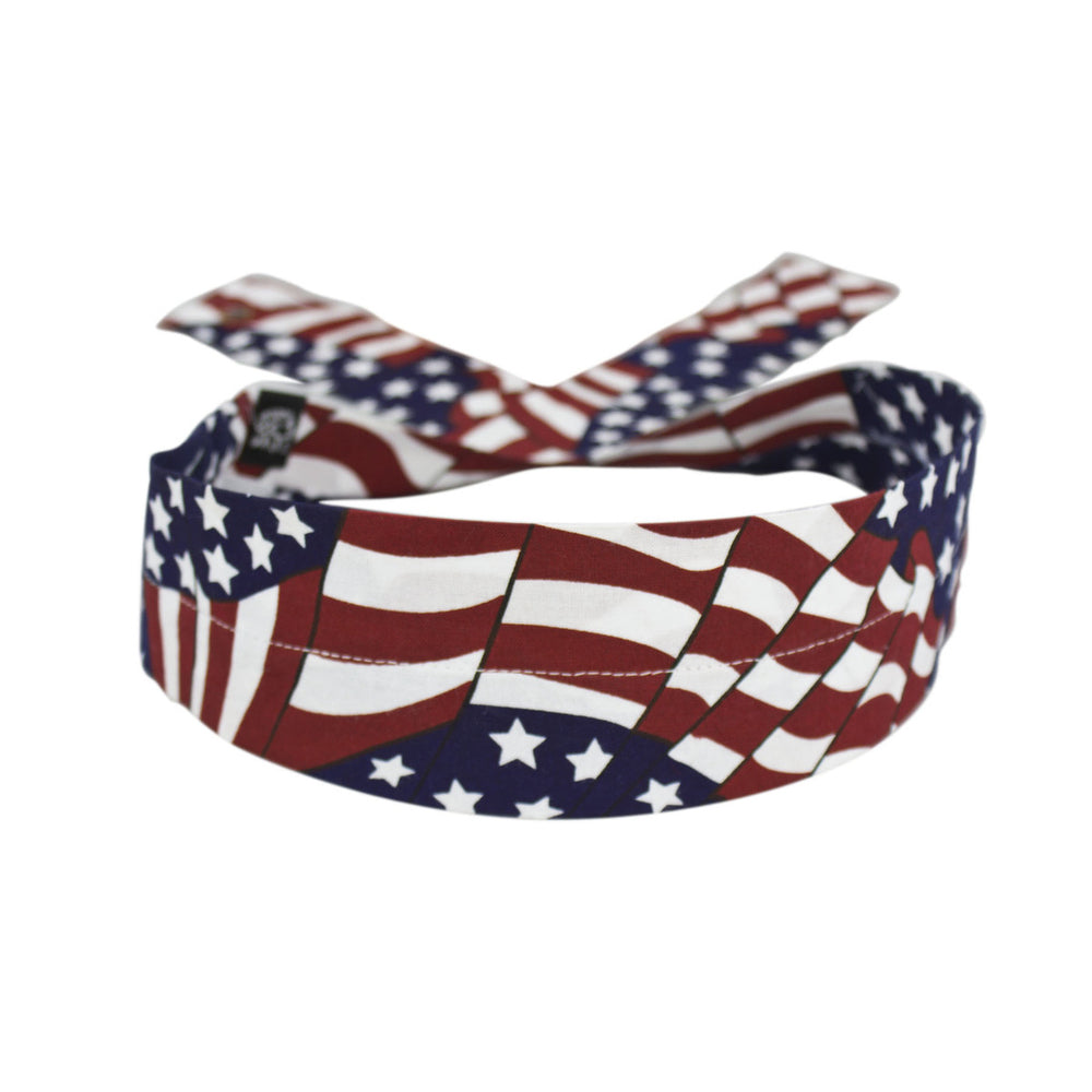 DC265 Cooldanna Wavy American Flag-Head/Neck/Sleeve Gear-Daniel Smart Mfg - Retail