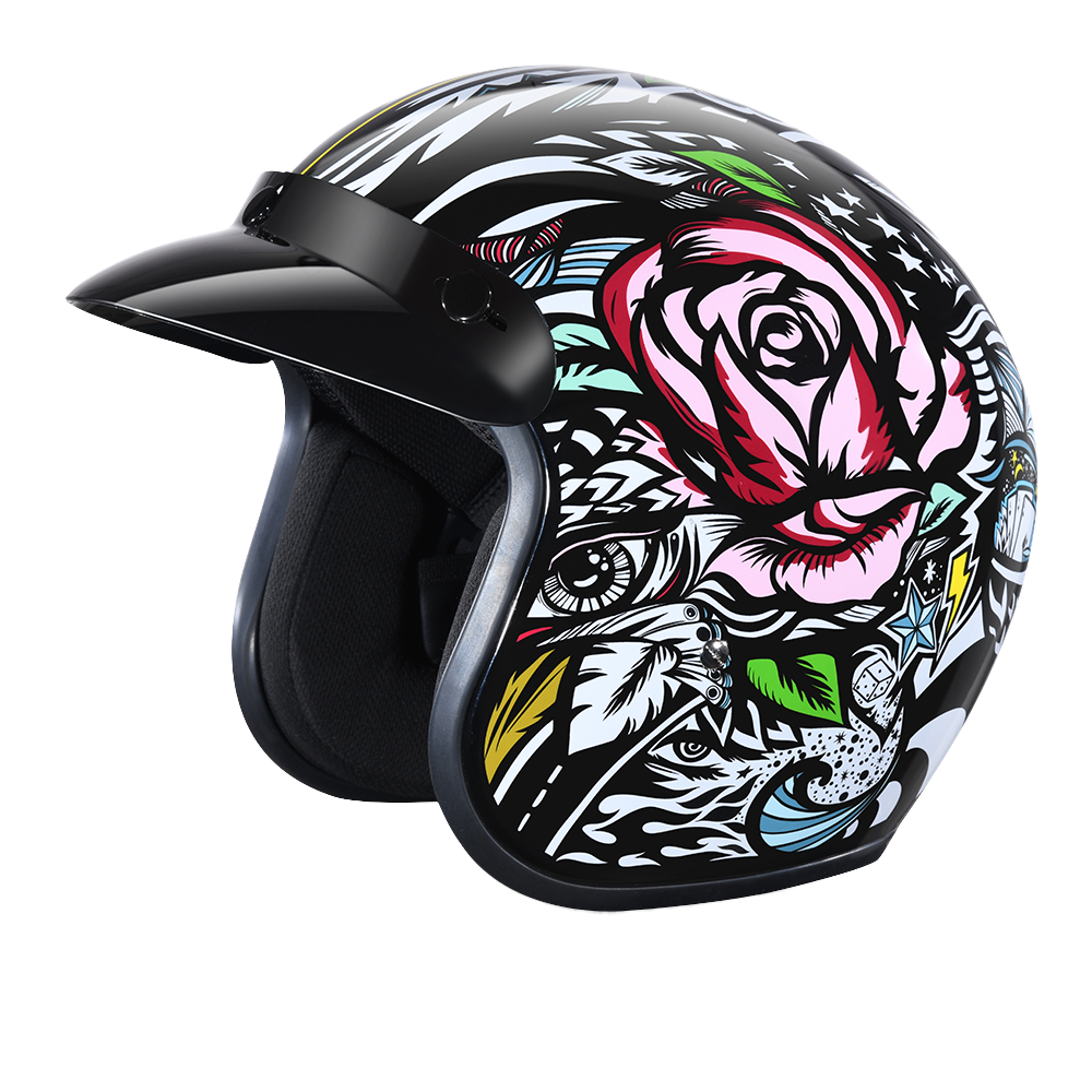 full face helmet cruiser motorcycle Daytona Tribal Helmet, L Color:Neon Claw Cycle Gear - Jacksonville, Kids birthday party The helmet boasts a