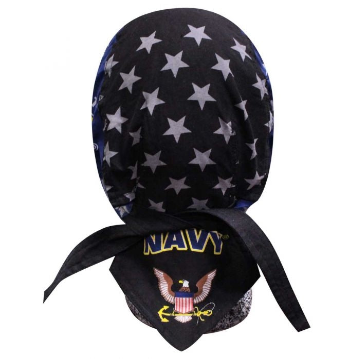 Deluxe-cdl634 Combat Stars - Navy-Headwraps-Daniel Smart Mfg - Retail