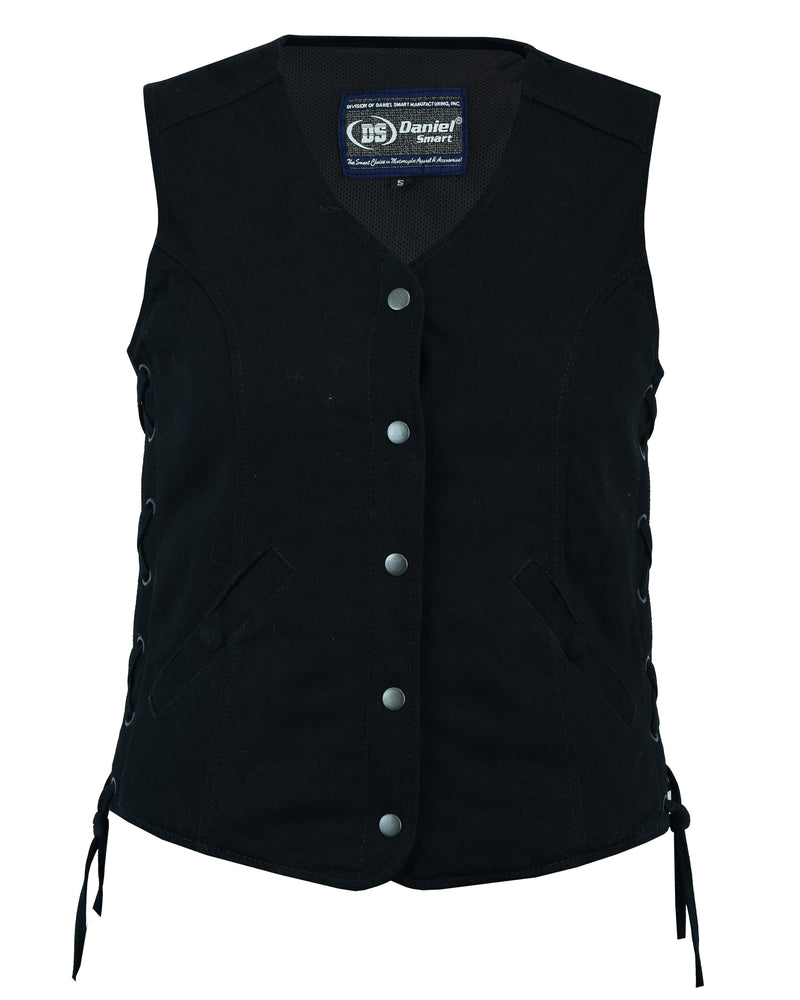 Marie - Women's Denim Vest 5XL Daniel Smart Manufacturing