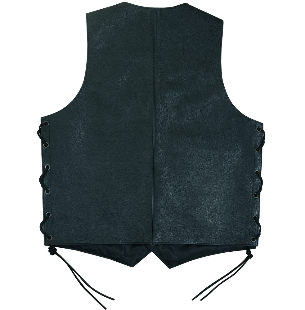 DS1726 Kids Traditional Style Side Lace Vest-Kids Leather-Daniel Smart Mfg - Retail