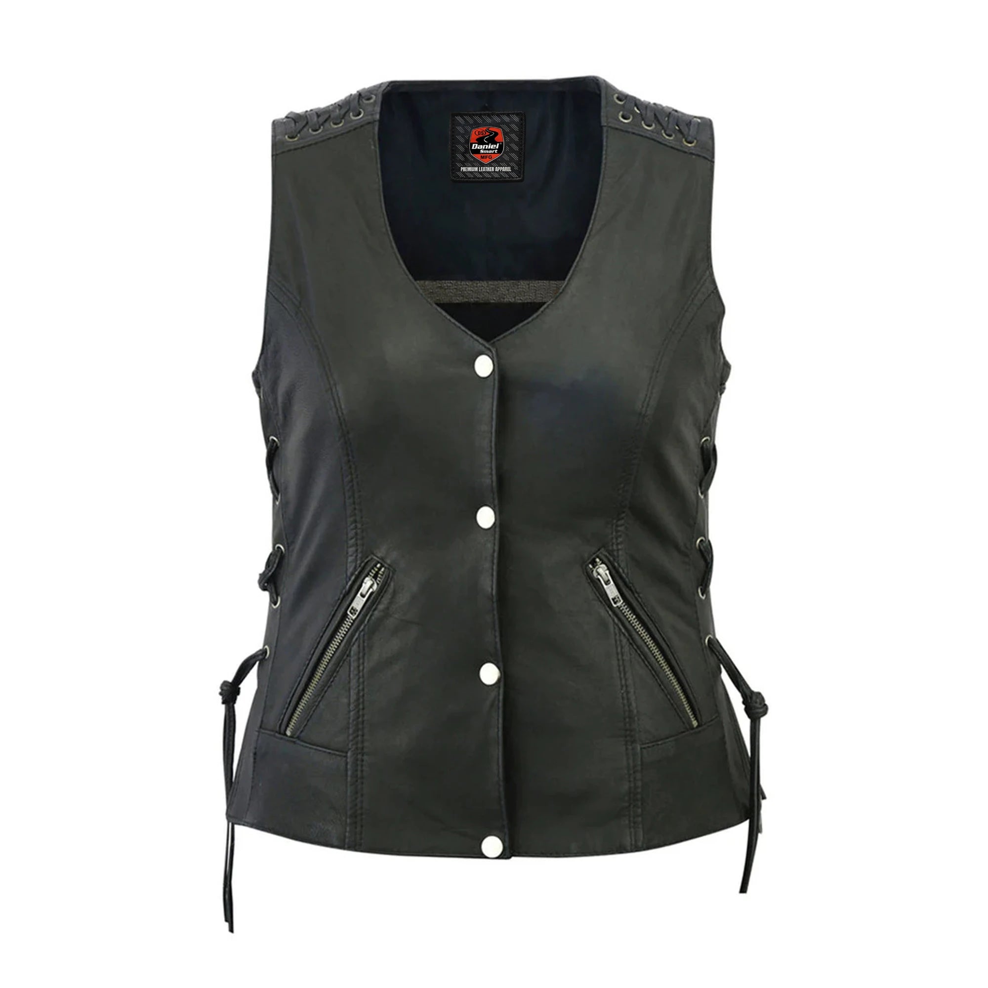 Valkyrie Women's Leather Motorcycle Vest