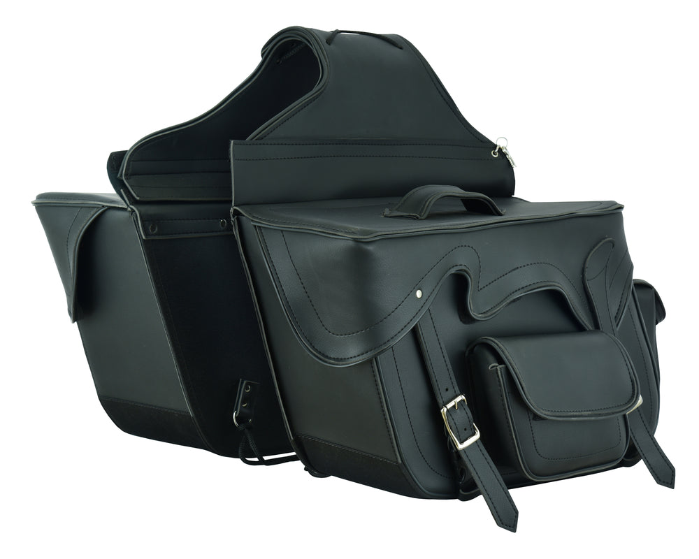 DS322 Two Strap Saddle Bag-Saddle Bags-Daniel Smart Mfg - Retail