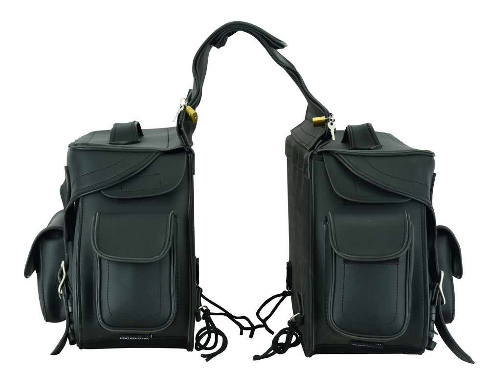 DS322 Two Strap Saddle Bag-Saddle Bags-Daniel Smart Mfg - Retail