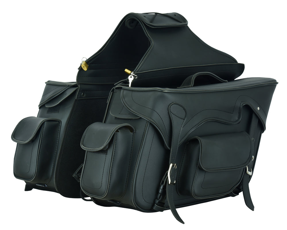 DS322 Two Strap Saddle Bag-Saddle Bags-Daniel Smart Mfg - Retail