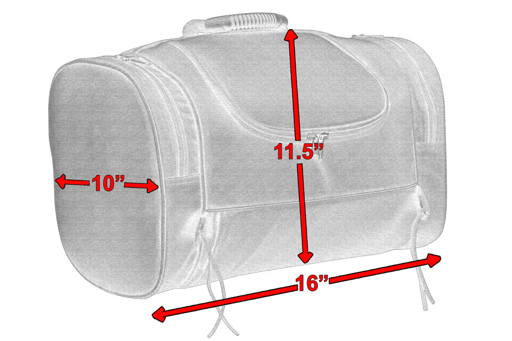 DS333 Sissy Bar Carry Bag-Sissy Bar Bags-Daniel Smart Mfg - Retail