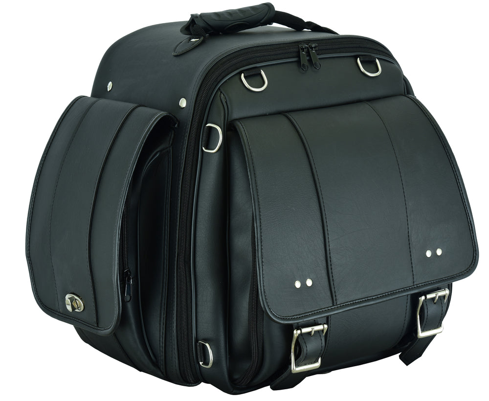 DS377 Modernized Cruising Sissy Bar Bag-Sissy Bar Bags-Daniel Smart Mfg - Retail