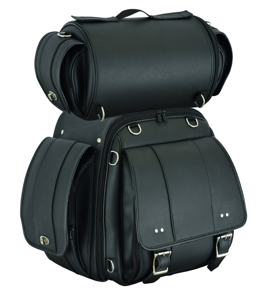 DS377 Modernized Cruising Sissy Bar Bag-Sissy Bar Bags-Daniel Smart Mfg - Retail