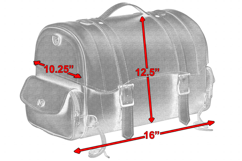 DS381 Updated Trunk Bag-Sissy Bar Bags-Daniel Smart Mfg - Retail