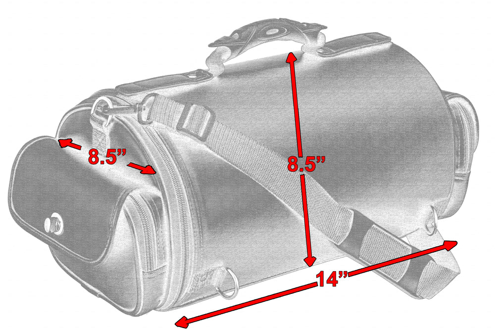 DS382 Updated Accessory Bag-Sissy Bar Bags-Daniel Smart Mfg - Retail