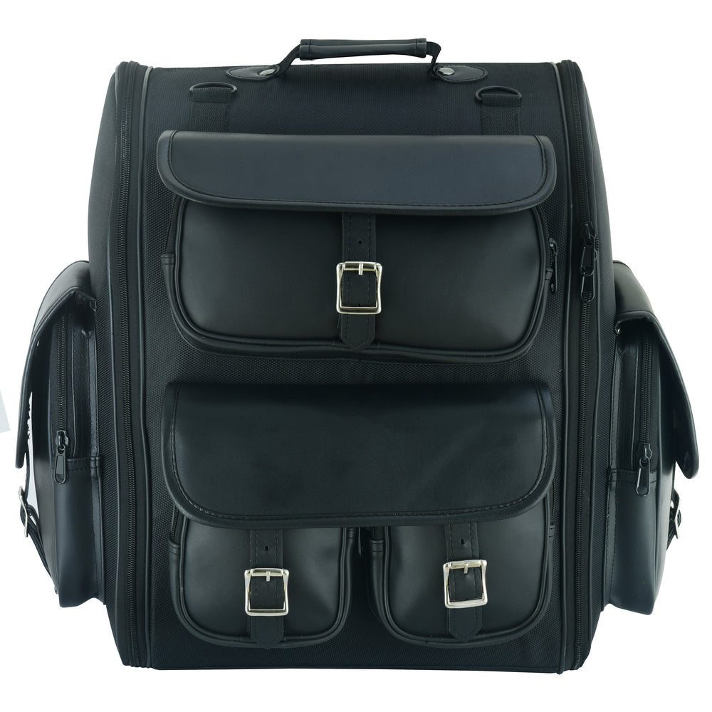 DS385 UPDATED TOURING BACK PACK-Sissy Bar Bags-Daniel Smart Mfg - Retail