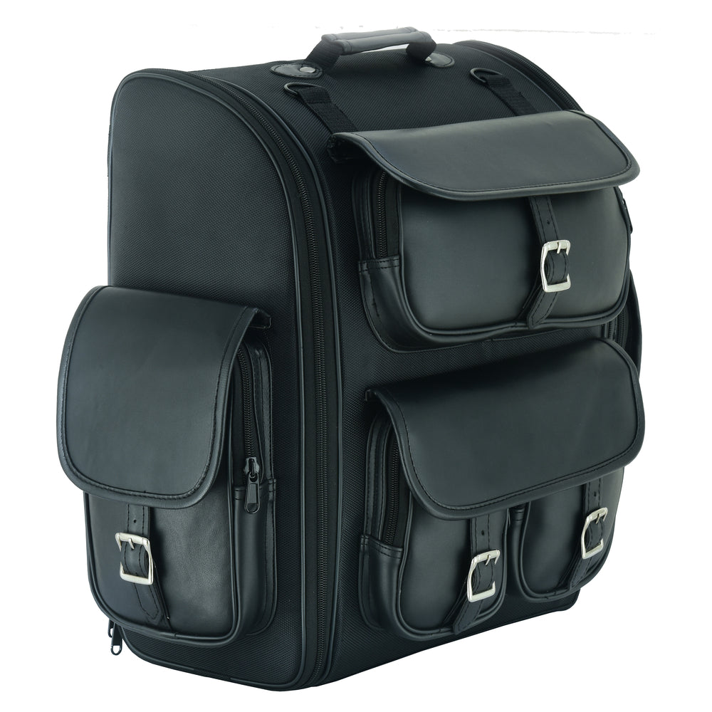 DS385 UPDATED TOURING BACK PACK-Sissy Bar Bags-Daniel Smart Mfg - Retail
