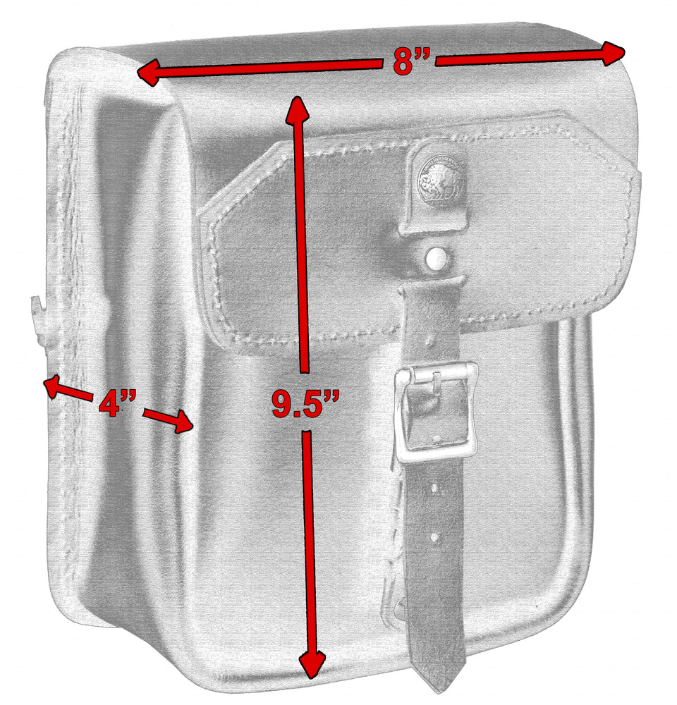 DS4020 Premium Leather Large Tool Bag for Sissybar-Sissy Bar Bags-Daniel Smart Mfg - Retail