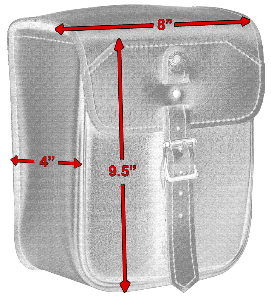 DS5020 Synthetic Leather Large Tool Bag for Sissybar-Sissy Bar Bags-Daniel Smart Mfg - Retail