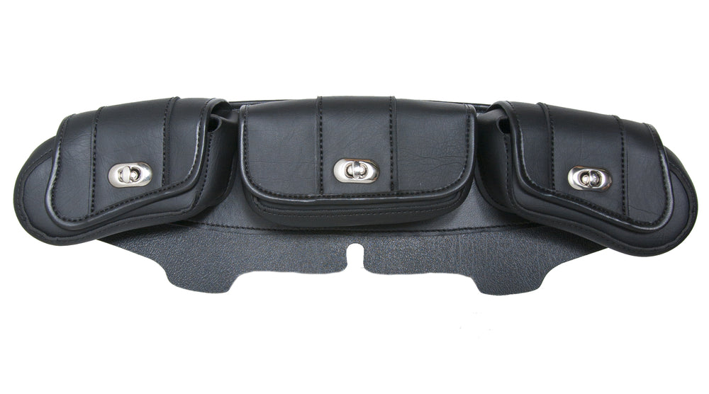DS5802 Three-Pocket Windshield Bag-Windshield Bags-Daniel Smart Mfg - Retail