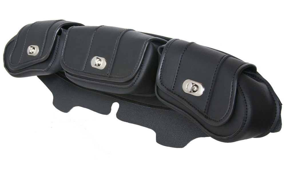 DS5802 Three-Pocket Windshield Bag-Windshield Bags-Daniel Smart Mfg - Retail