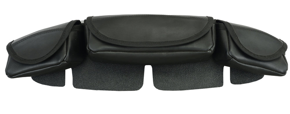 DS5809 Three-Pocket Windshield Bag-Windshield Bags-Daniel Smart Mfg - Retail