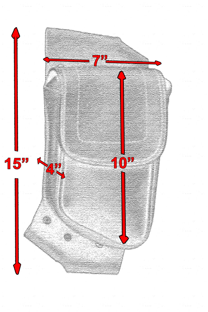DS5827L Crash Bar Bag - Left Side-Crash Bar Bags-Daniel Smart Mfg - Retail