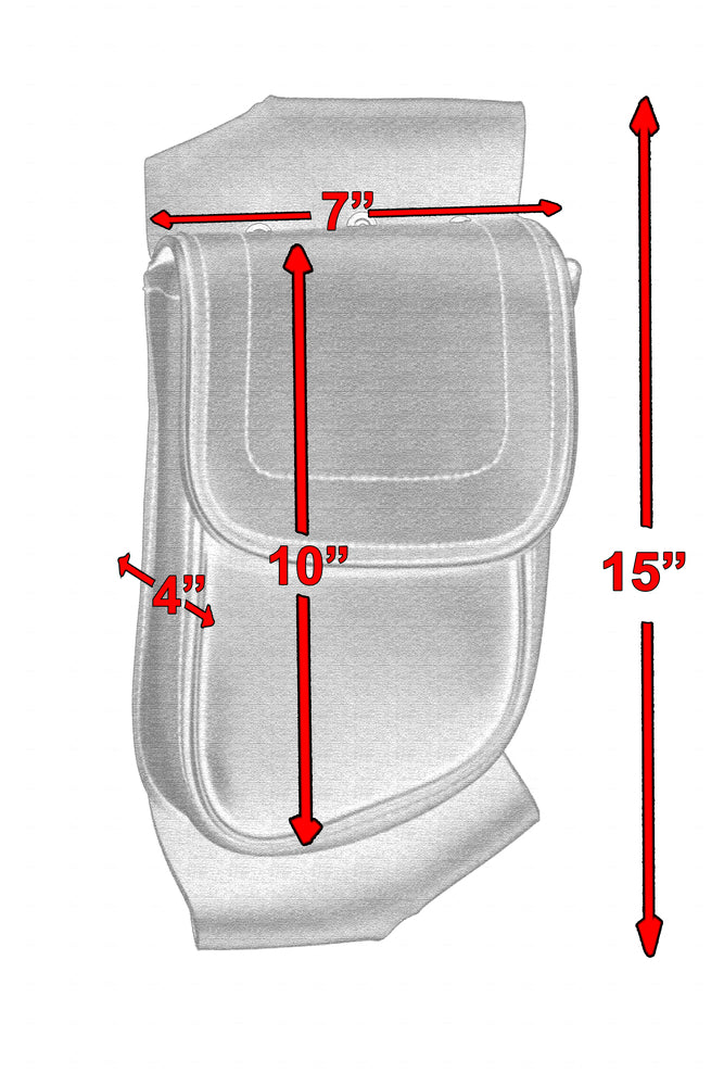DS5827R Crash Bar Bag - Right Side-Crash Bar Bags-Daniel Smart Mfg - Retail