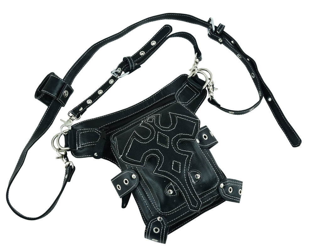 DS5852 Thigh Bag w/Waist belt-Sling & Thigh Bags-Daniel Smart Mfg - Retail