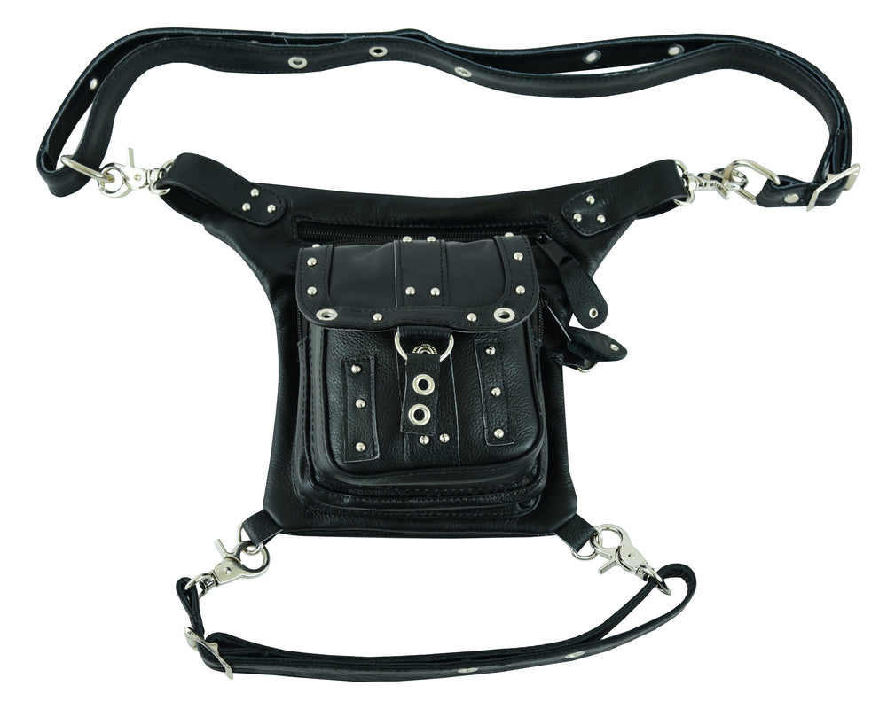 DS5853 Thigh Bag w/Waist belt-Sling & Thigh Bags-Daniel Smart Mfg - Retail