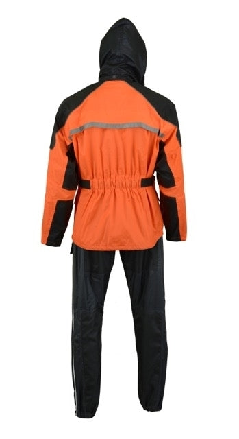 DS591OR Rain Suit (Orange)-Rain Suits-Daniel Smart Mfg - Retail