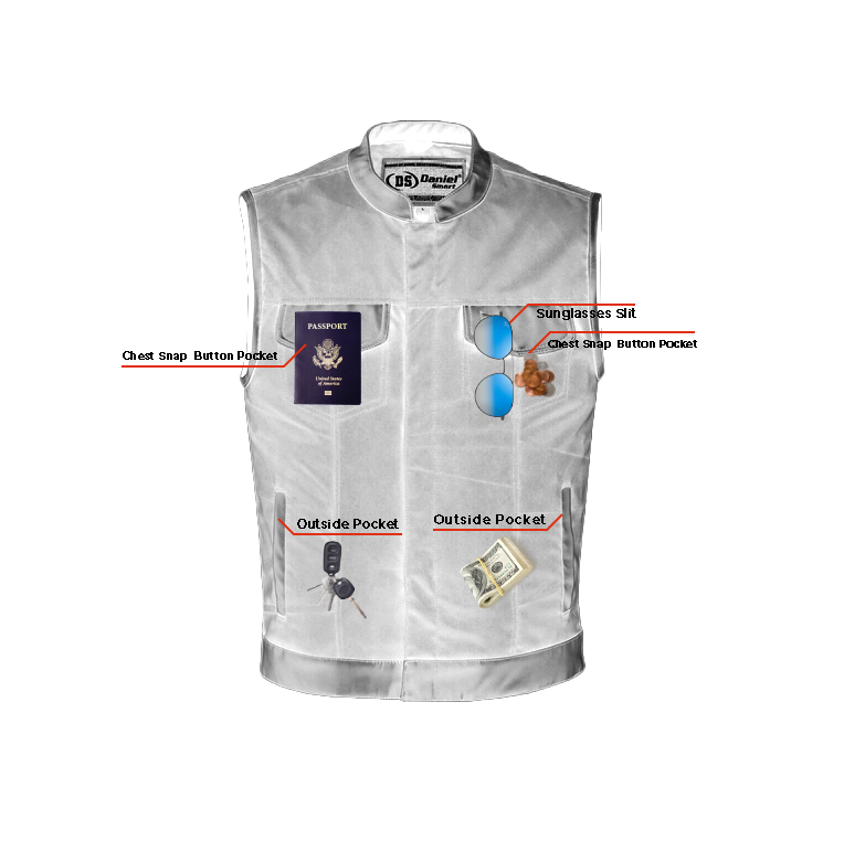 Fierce - Men's Textile Vest-Mens Textile Vests-Daniel Smart Mfg - Retail