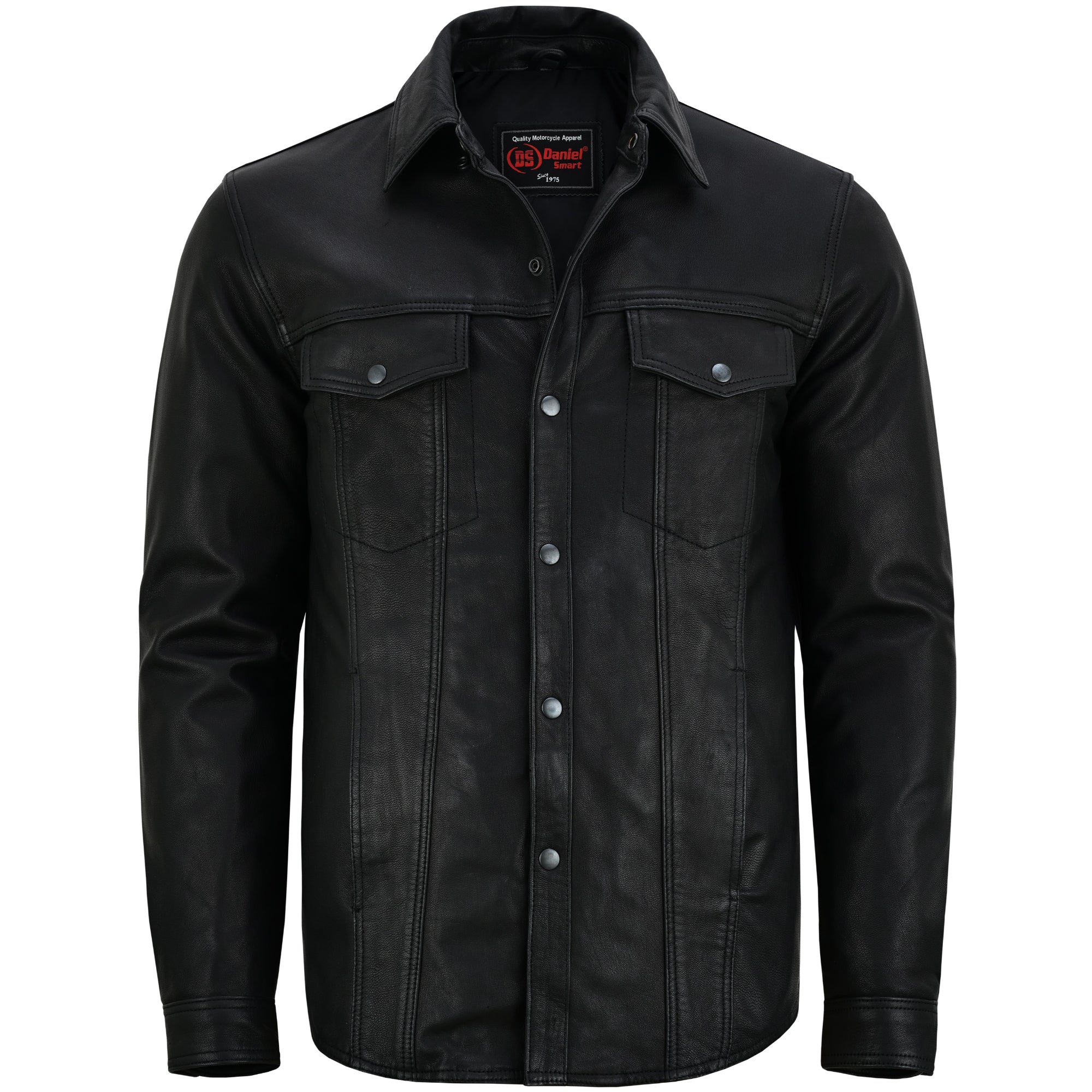 Fusion Drift - Men's Leather Shirt-Mens Shirts-Daniel Smart Mfg - Retail