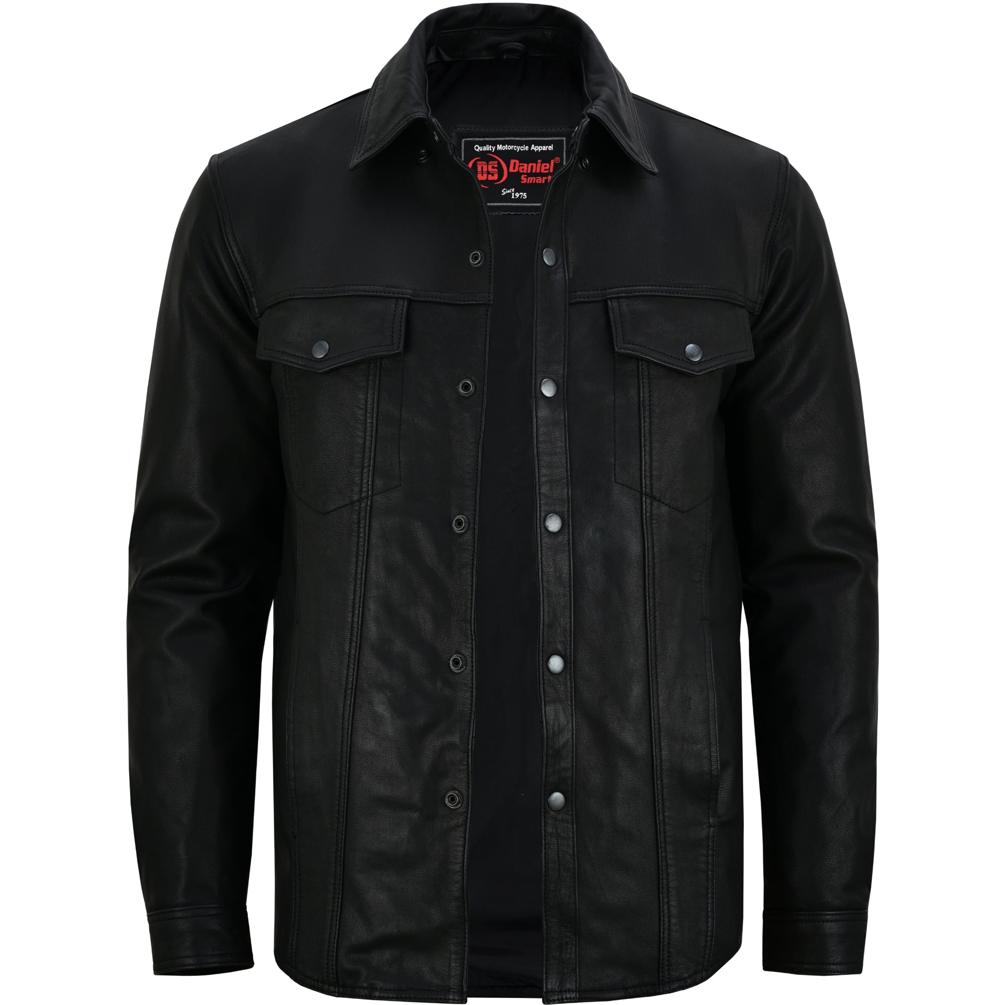Fusion Drift - Men's Leather Shirt-Mens Shirts-Daniel Smart Mfg - Retail
