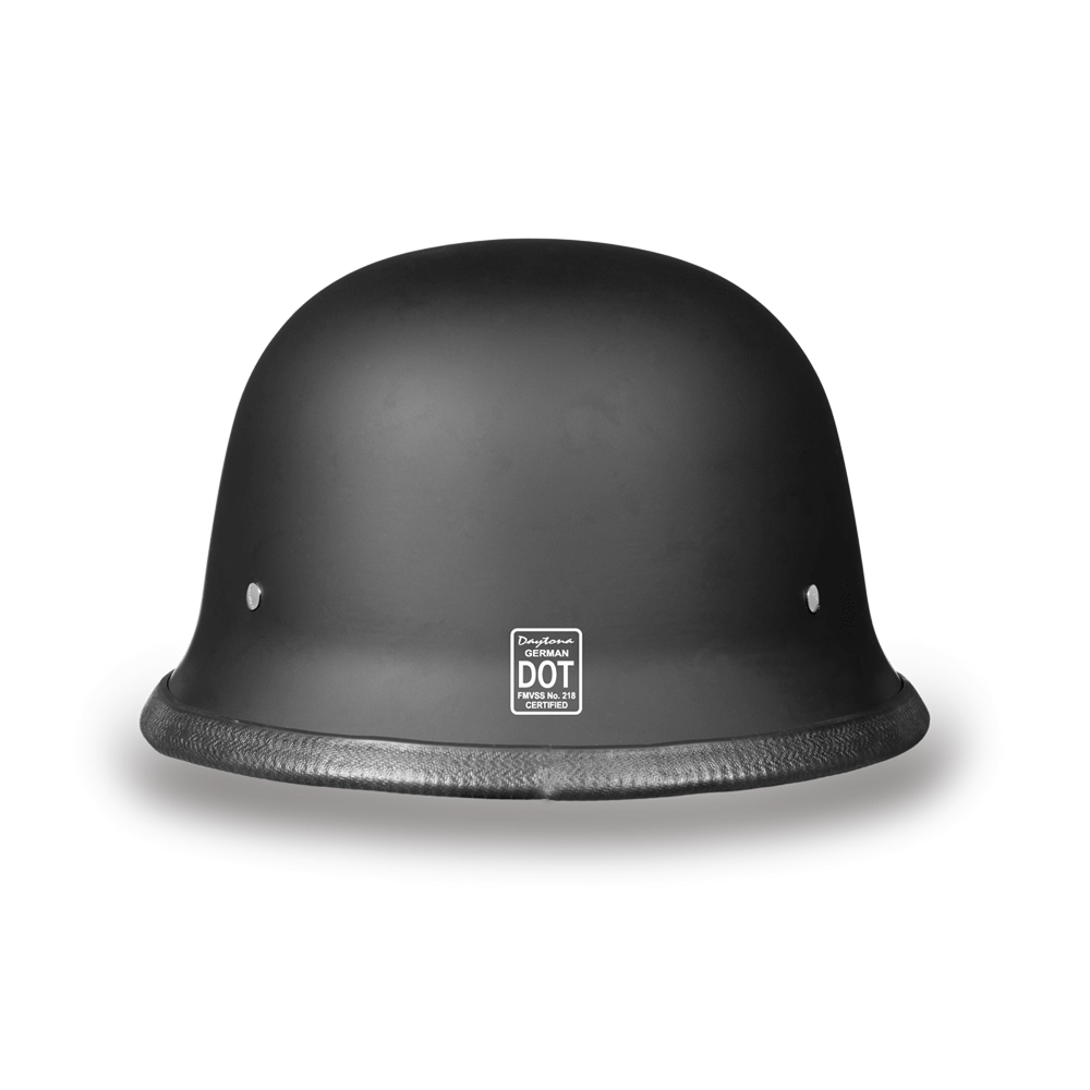 G1-B D.O.T. GERMAN - DULL BLACK-German Helmets-Daniel Smart Mfg - Retail