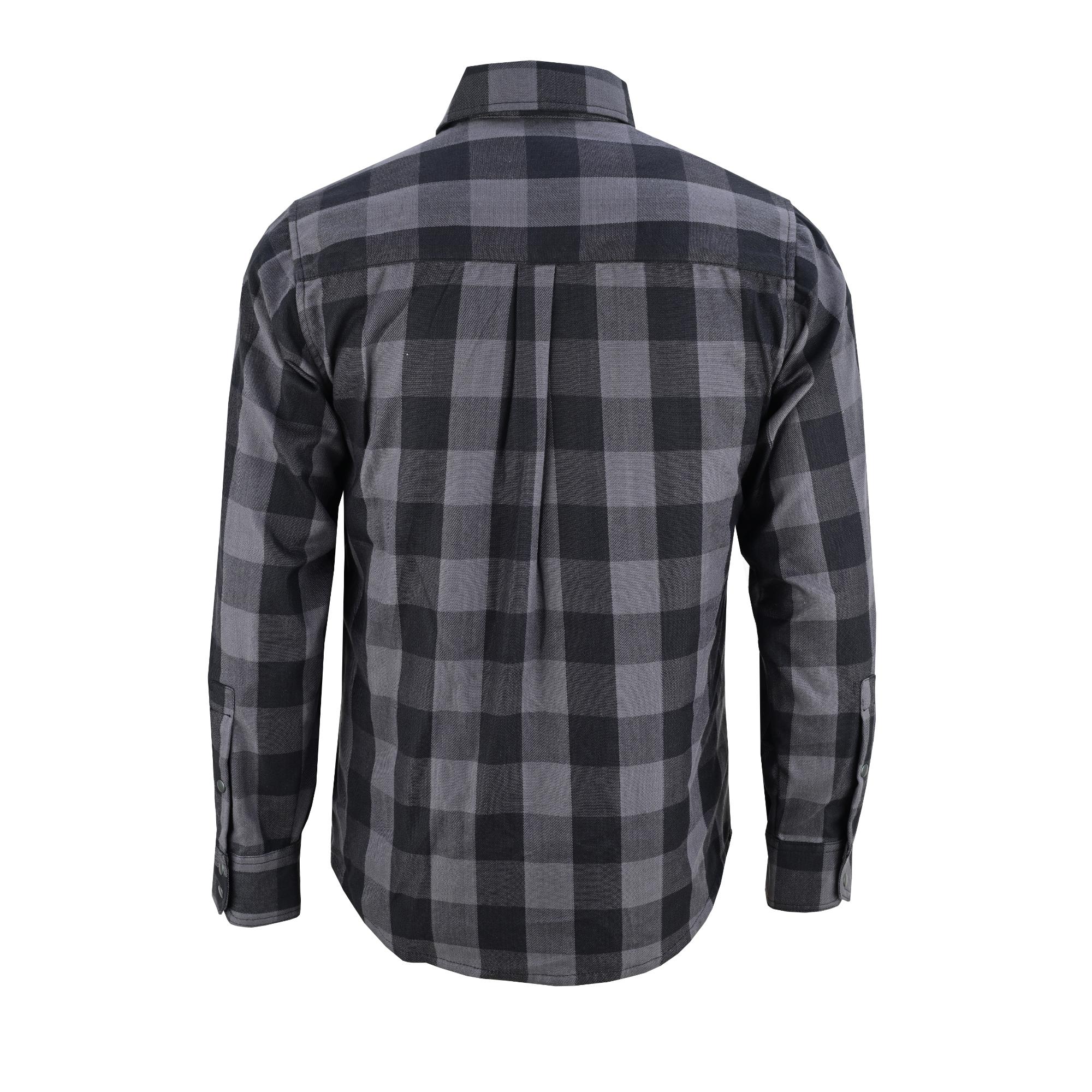 Gray warrior Mens Flannel Shirt-Flannels-Daniel Smart Mfg - Retail