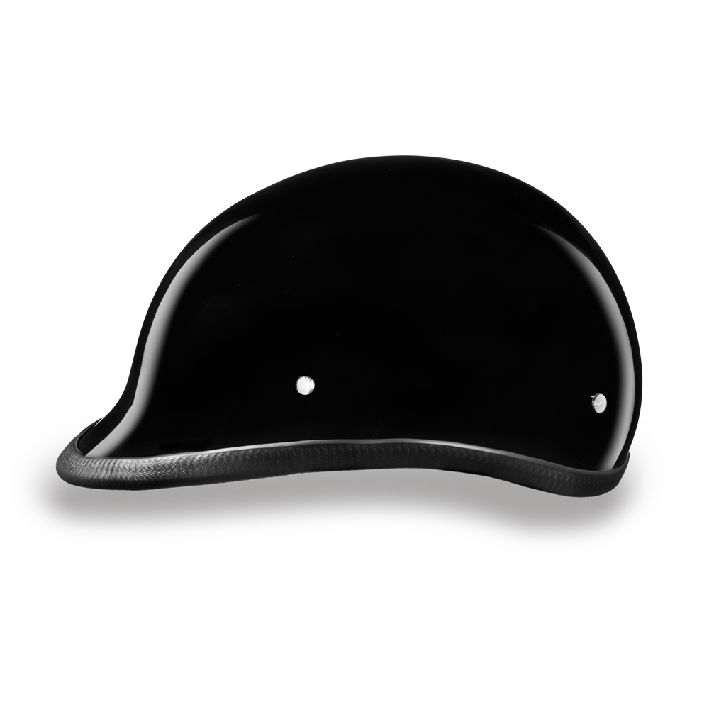H1-A D.O.T. HAWK: HI-GLOSS BLACK-Polo Style Helmets-Daniel Smart Mfg - Retail