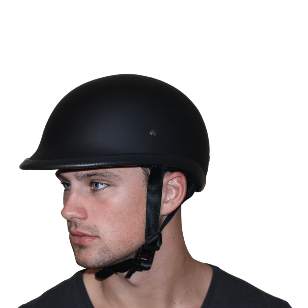 H1-A D.O.T. HAWK: HI-GLOSS BLACK-Polo Style Helmets-Daniel Smart Mfg - Retail
