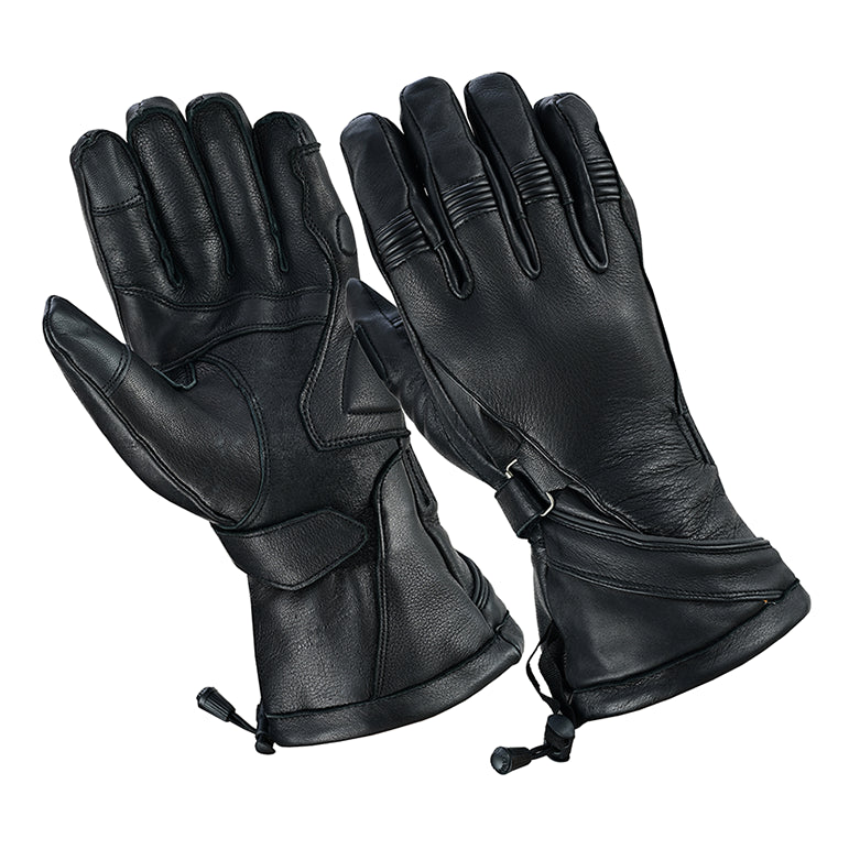 Heritage Hide - Men's Deerskin Gauntlet Gloves-Mens Gauntlet Gloves-Daniel Smart Mfg - Retail