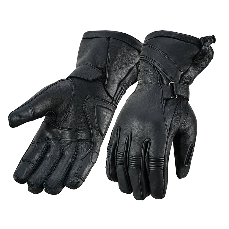 Heritage Hide - Men's Deerskin Gauntlet Gloves-Mens Gauntlet Gloves-Daniel Smart Mfg - Retail