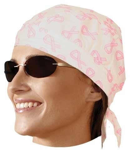 HW2681 Headwrap Pink Ribbon-Headwraps-Daniel Smart Mfg - Retail