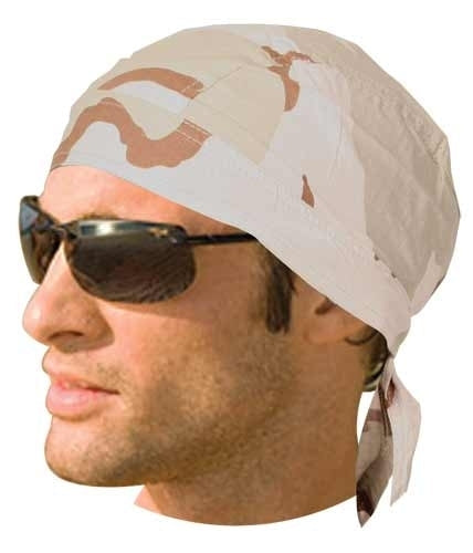 HW2683 Headwrap Camo Three Color Desert-Headwraps-Daniel Smart Mfg - Retail
