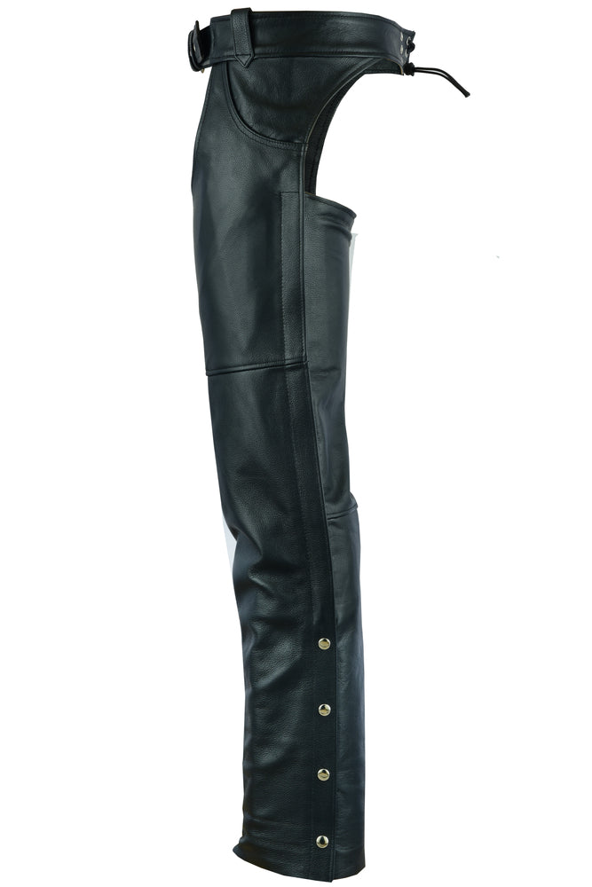Iron Belle - Unisex Motorcycle Leather Chaps-Unisex Chaps & Pants-Daniel Smart Mfg - Retail